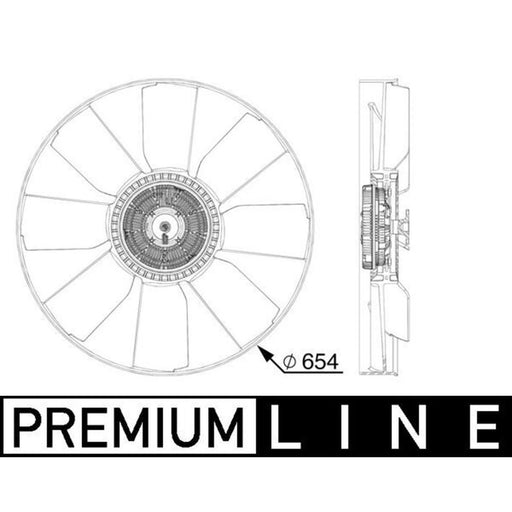 Mahle Engine Cooling Fan CFF 510 000P