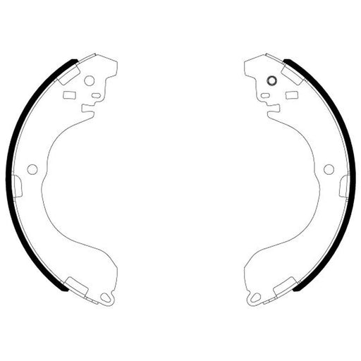 Mintex Brake Shoe Set Axle Kit MFR777