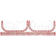 Elring Oil Sump Gasket Set Wide Thick 175.034