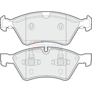 Fahren Front Brake Pad Set fits Mercedes-Benz E-Class 2006-2008 211.090