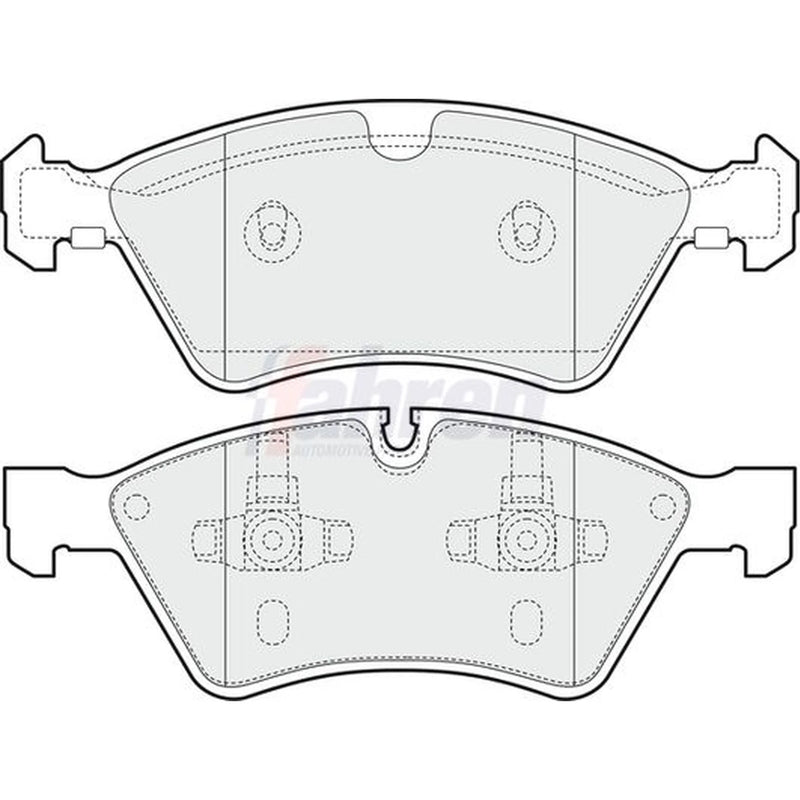 Fahren Front Brake Pad Set fits Mercedes-Benz E-Class 2006-2008 211.090