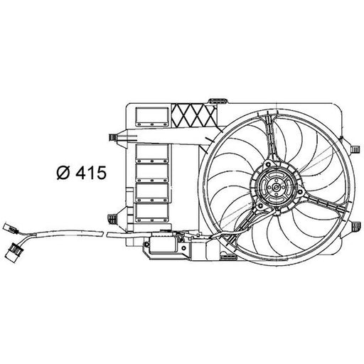 Mahle Engine Cooling Fan CFF 29 000S
