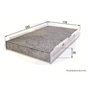 Comline Cabin Air Filter (Pollen Filter) EKF117A
