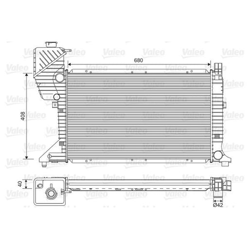 Valeo Engine Radiator 734689