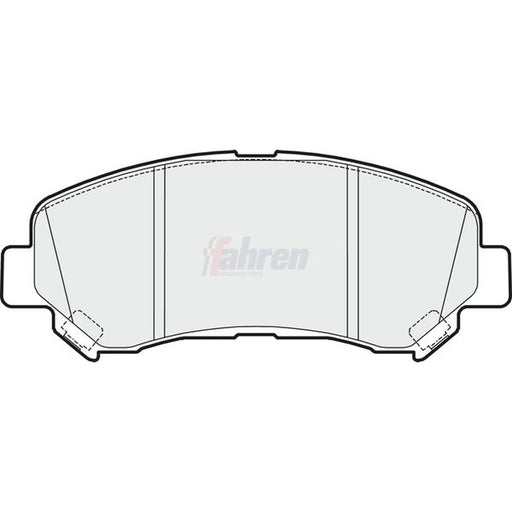 Fahren Front & Rear Brake Discs & Pads fits Nissan Juke 2014-2019 1.6