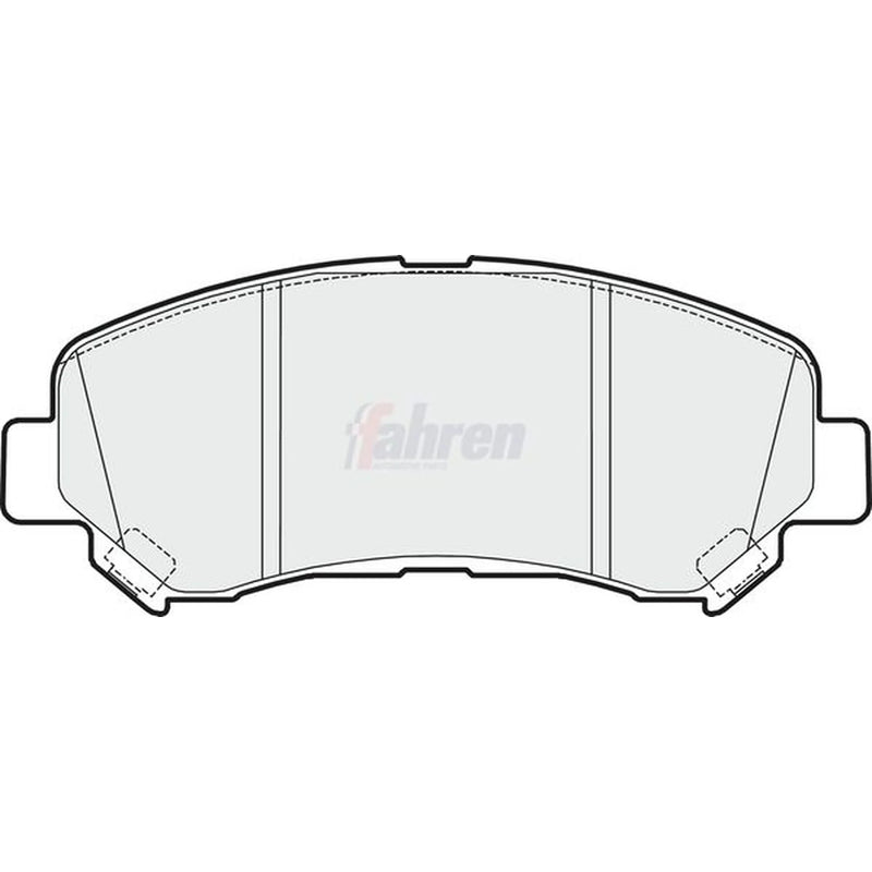 Fahren Front & Rear Brake Discs & Pads fits Nissan Qashqai I 2006-2013