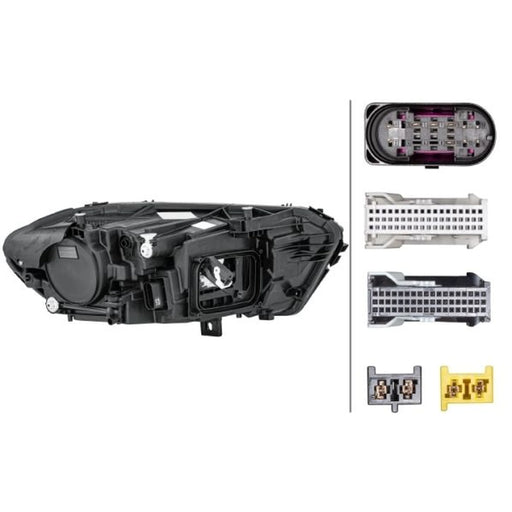 Hella Headlight Headlamp LED Left 1LX 015 091-931