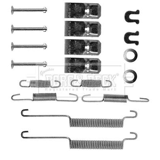 Borg & Beck Parking Brake Shoe Accessory Kit Rear BBK6039