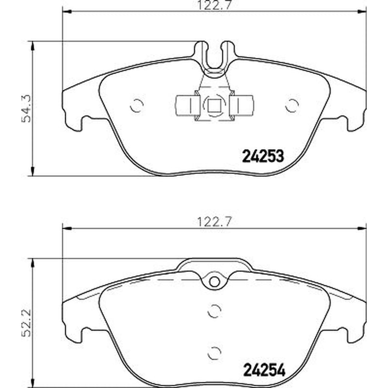 Mintex Rear Brake Pad Set MDB2845