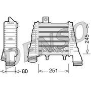 Denso Intercooler (Charge Air Cooler) fits Audi A8 D4 2009-2014 4.2