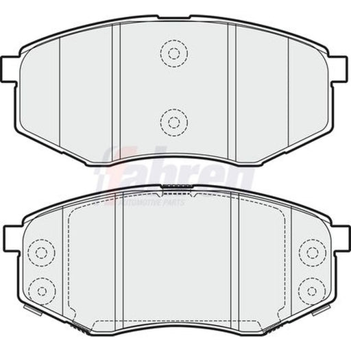 Fahren Front Brake Vented Discs & Pads fits Hyundai Sonata VI 2011-2014 2.0