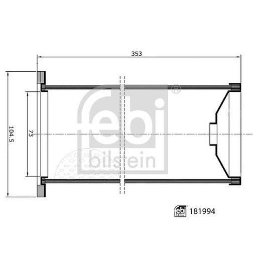 Febi Engine Air Filter 181994