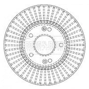 Borg & Beck 2 x Vented Front Brake Discs BBD4495-x2