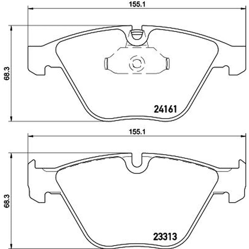 DON Front Brake Pad Set PCP2116