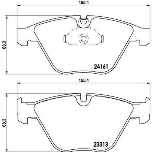 Mintex Front Brake Pad Set MDB3133