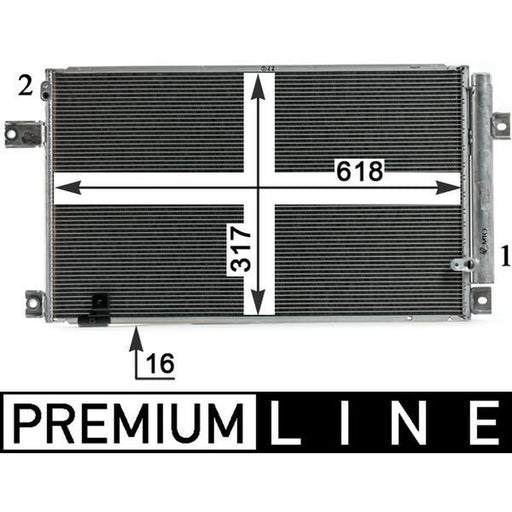 Mahle Air Conditioning Condenser AC 828 000P