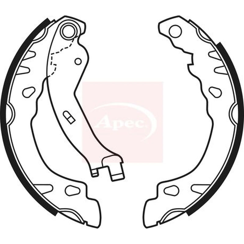 Apec Brake Shoe Set Axle Kit SHU689