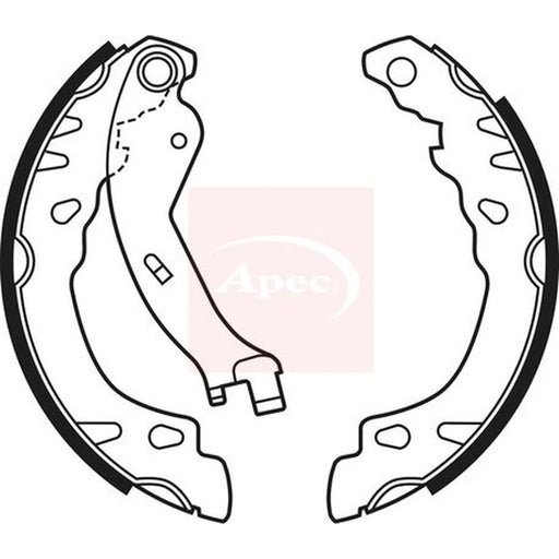 Apec Brake Shoe Set Axle Kit SHU689