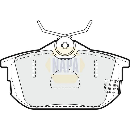 NAPA Rear Brake Pad Set NBP1056