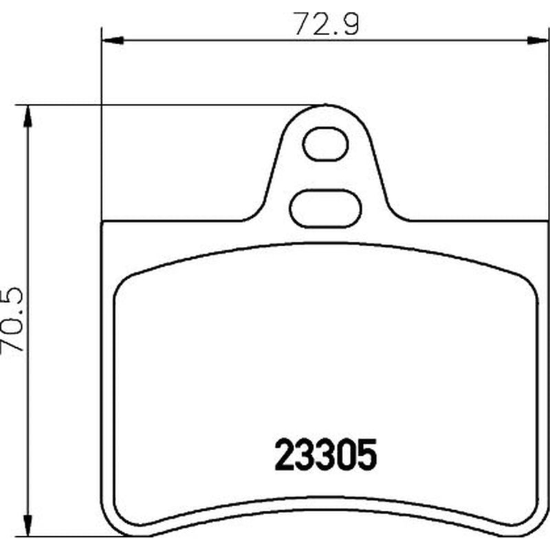 Mintex Rear Brake Pad Set MDB2190