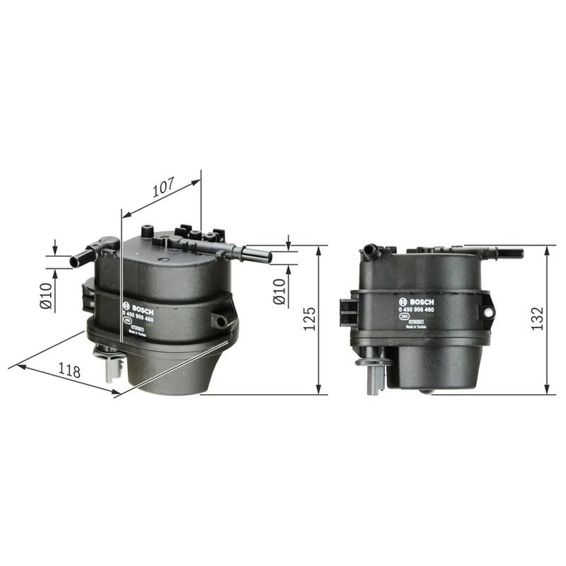 Bosch Fuel Filter Element 0 450 906 460