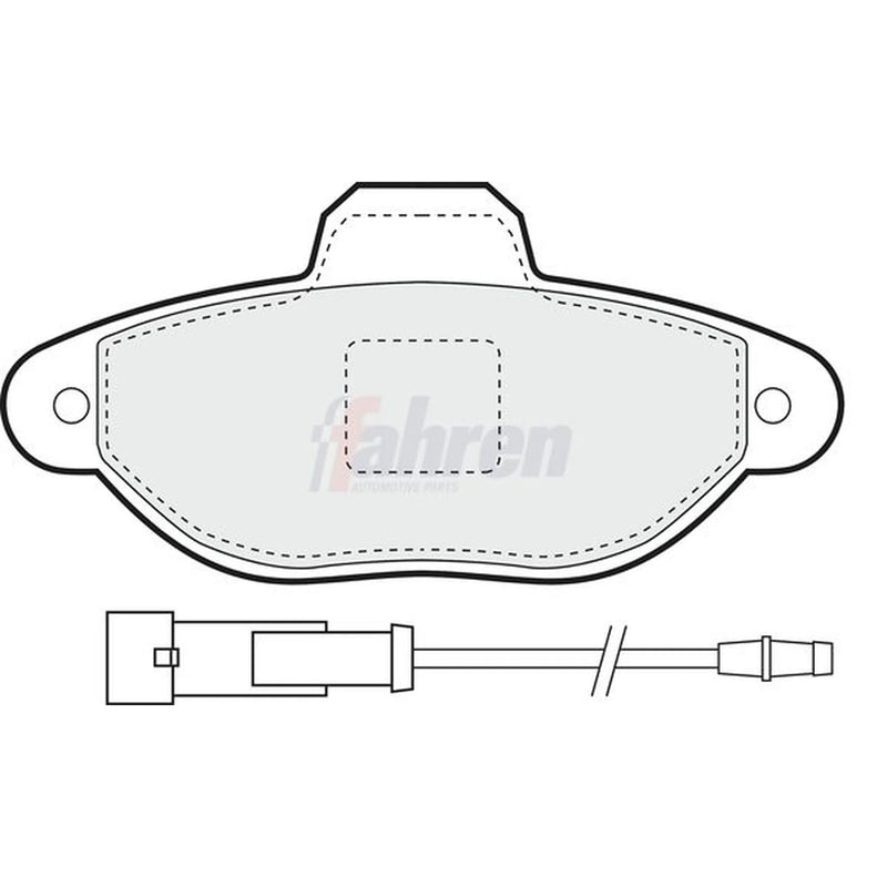 Fahren Front Brake Pad Set FBP3020