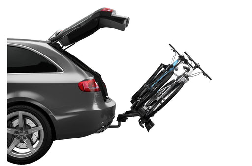 Thule VeloCompact two-bike platform towbar bike rack 13-pin black/aluminium Towbar bike rack - Thule - Van Life Living