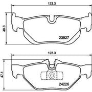 Mintex Rear Brake Pad Set MDB2683