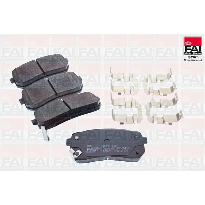 FAI Rear Brake Pad Set BP433