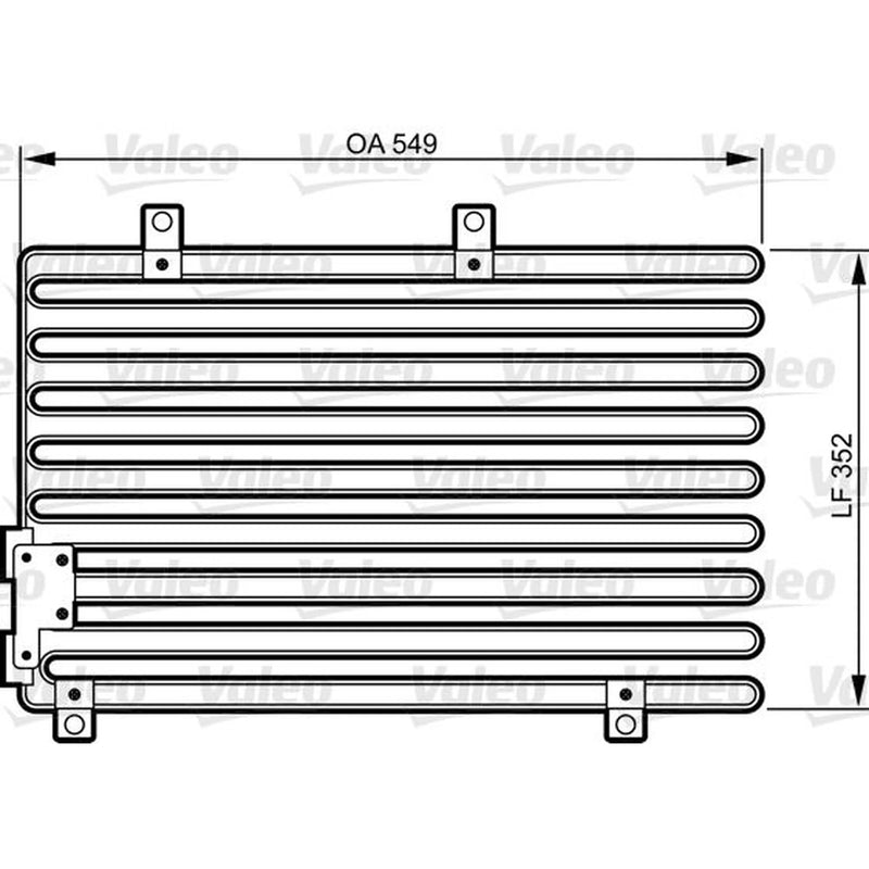 Valeo Air Conditioning Condenser 816973