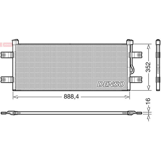 Denso Air Conditioning Condenser DCN99068