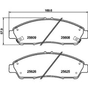 Mintex Front Brake Pad Set MDB3309