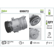 Valeo Air Conditioning Compressor 699072