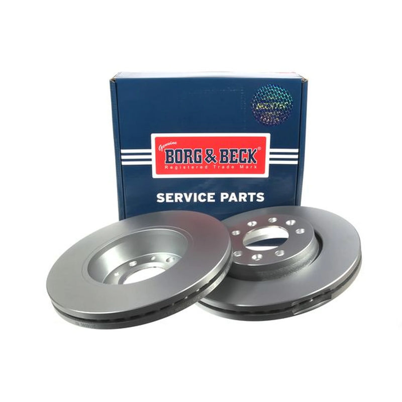 Borg & Beck 2 x Vented Front Brake Discs BBD4697-x2