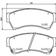 Mintex Front Brake Pad Set MDB2935