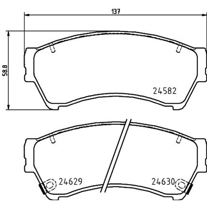 Mintex Front Brake Pad Set MDB2935