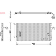 Denso Air Conditioning Condenser DCN02027