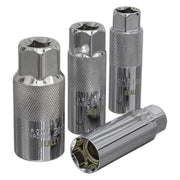 Sealey Magnetic Spark Plug Socket Set 4pc 3/8"Sq Drive AK65561 Sealey  - Town Parts