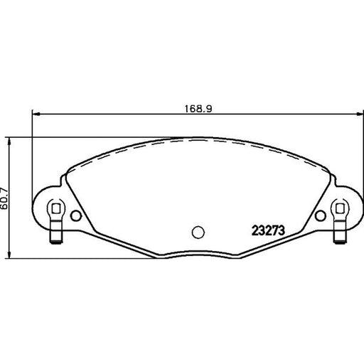 Mintex Front Brake Pad Set MDB2188