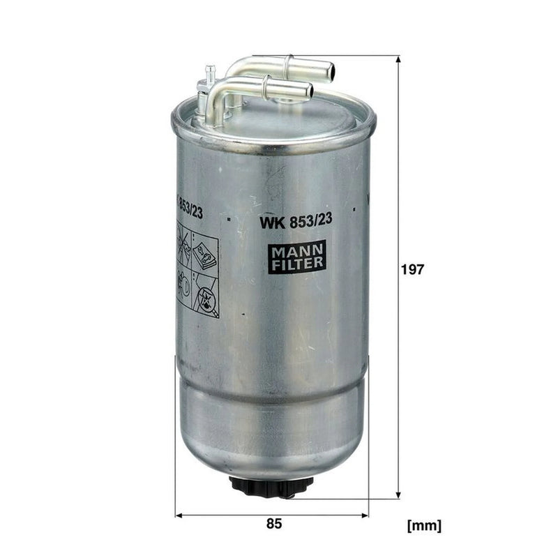 MANN-FILTER Fuel Filter Element WK 853/23