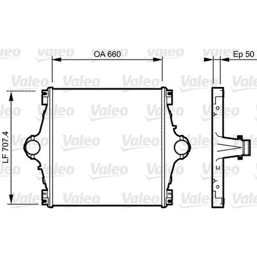 Valeo Intercooler (Charge Air Cooler) 818776