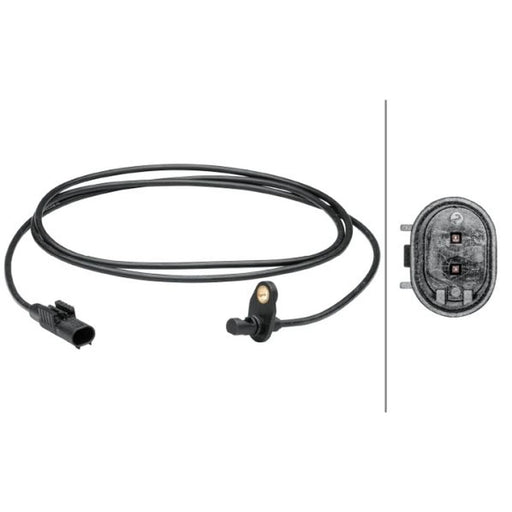 Hella ABS Wheel Speed Sensor Rear 6PU 012 679-591