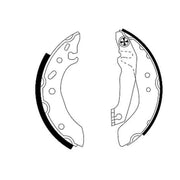 Mintex Brake Shoe Set Axle Kit MFR285