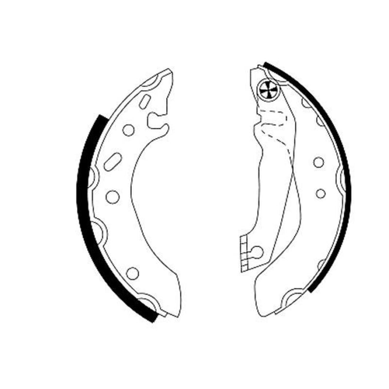 Mintex Brake Shoe Set Axle Kit MFR285