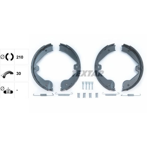 Textar Parking Brake Shoe Set 91062400