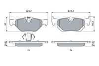 Bosch Brake Pad Set x x 0986494272