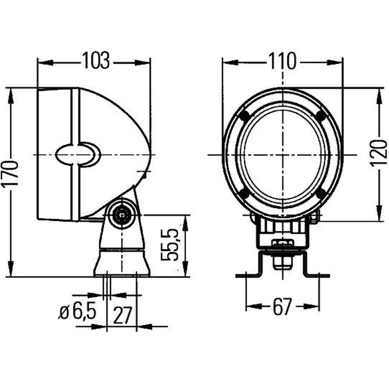 Hella Worklight High 1GM 996 134-321