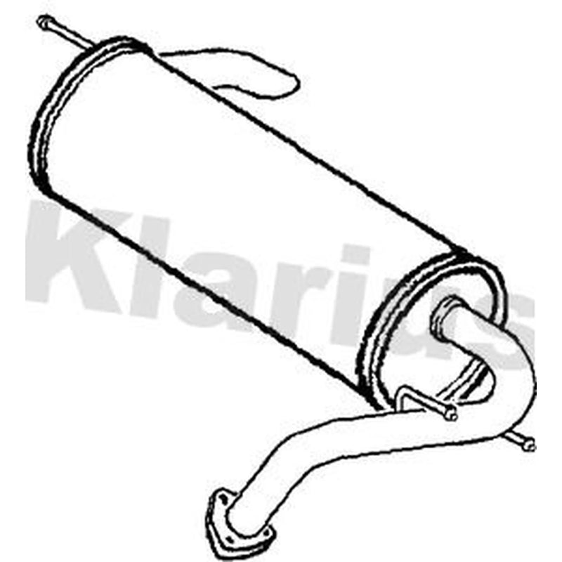 Klarius Box With Tail Pipe Rear CL289H