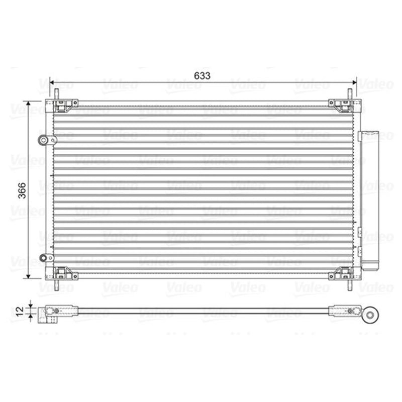 Valeo Air Conditioning Condenser 822604