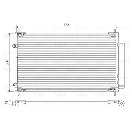 Valeo Air Conditioning Condenser 822604